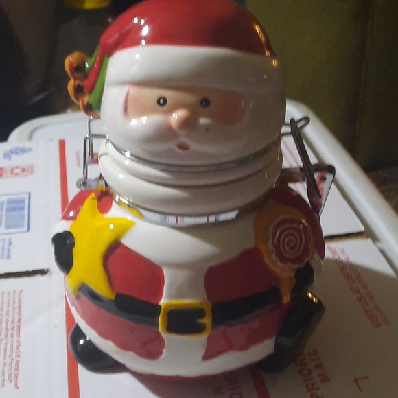 CHRISTMAS COOKIES CANISTER 🍪 Other - 🎅 SANTA CLAUS COOKIES CANISTER
